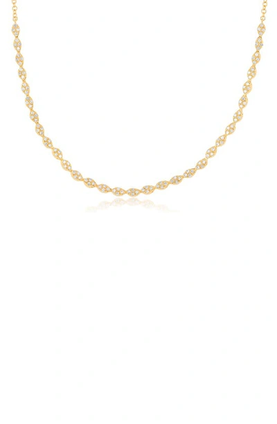 Ef Collection Diamond Eternity Necklace In 14k Gold