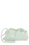 Mansur Gavriel Mini Cloud Leather Clutch In Sage