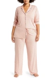 Nordstrom Moonlight Eco Pajamas In Pink Gem Foulard Dot