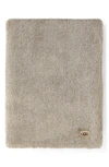 Ugg Matti Faux Fur Throw Blanket In Putty