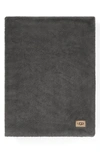 Ugg Marcella Faux Fur Throw Blanket In Charcoal