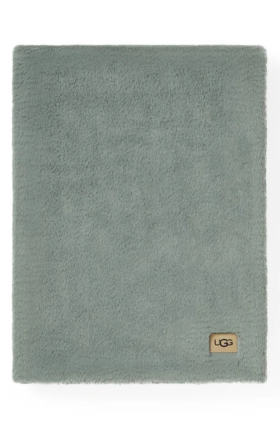 Ugg Marcella Faux Fur Throw Blanket In Sidewalk