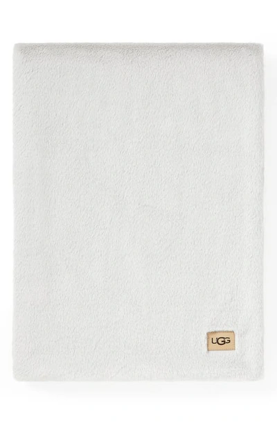 Ugg Marcella Faux Fur Throw Blanket In Stone