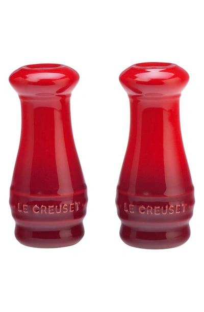 Le Creuset Salt & Pepper Shaker Set In Cerise