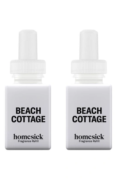 Pura X Homesick 2-pack Diffuser Fragrance Refills In Beach Cottage