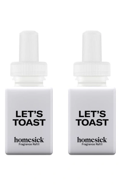 Pura X Homesick 2-pack Diffuser Fragrance Refills In Lets Toast