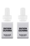 Pura X Homesick 2-pack Diffuser Fragrance Refills In Southern California