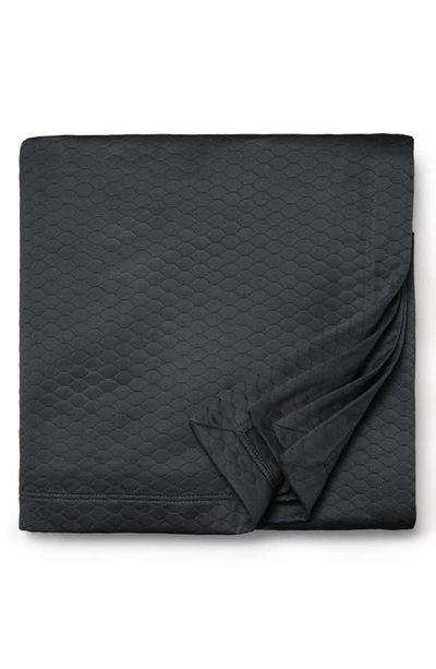 Sferra Favo Coverlet In Charcoal