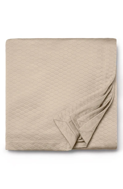 Sferra Favo Coverlet In Latte