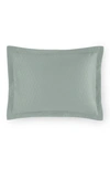 Sferra Favo Standard Sham In Seagreen