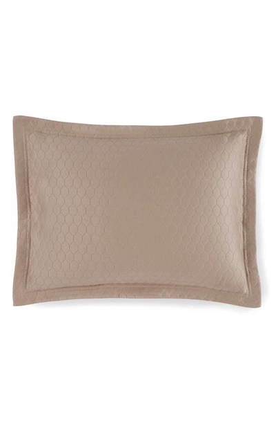 Sferra Favo Boudoir Sham In Latte