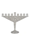 Olivia Riegel Isadora Crystal Menorah In Silver