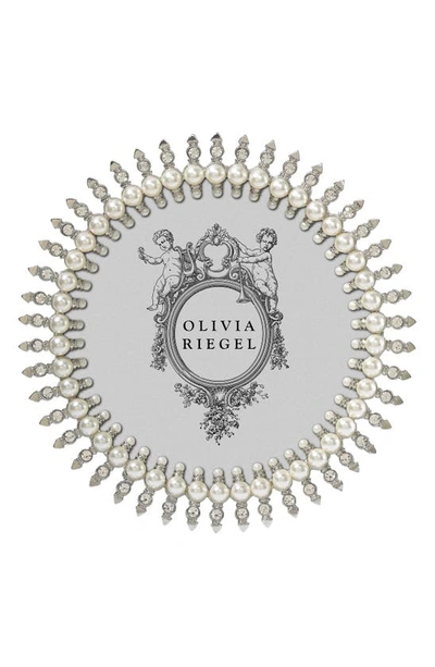 Olivia Riegel Classic Elegance Pearl Jubilee Picture Frame In Silver