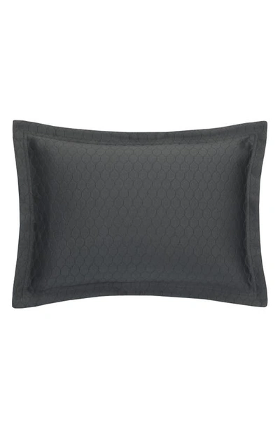 Sferra Favo Euro Sham In Charcoal