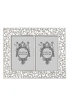 Olivia Riegel Isadora 4 X 6-inch Double Picture Frame In Silver