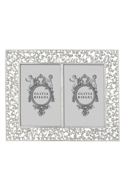 Olivia Riegel Isadora 4 X 6-inch Double Picture Frame In Silver