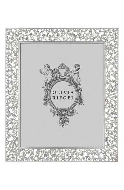 Olivia Riegel Isadora Crystal Frame In Silver