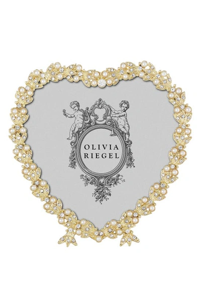 Olivia Riegel Contessa Heart Picture Frame In Gold