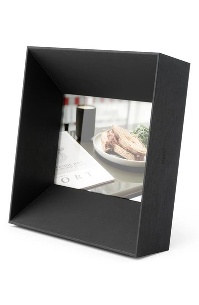 Umbra Lookout Angular Picture Frame In Black/ 4"x6"