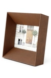 Umbra Lookout Angular Picture Frame In Light Walnut/ 4"x6"