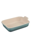 Le Creuset 4-quart Heritage Stoneware Rectangular Dish In Sea Salt