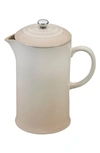 Le Creuset Stoneware Cafetiere French Press In White
