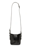 Christian Louboutin Carasky Mini Stud Bucket Shoulder Bag In Black