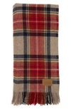 Pendleton Motor Robe Wool Throw Blanket With Carrying Straps In Vintage Dress Stewart