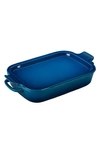 Le Creuset Stoneware Rectangular Dish & Platter Lid In Marseille