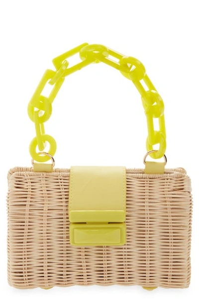Btb Los Angeles Mason Clutch In Yellow