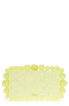 CULT GAIA EOS BEADED ACRYLIC BOX CLUTCH