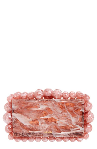 Cult Gaia Eos Beaded Acrylic Box Clutch In Jaipur