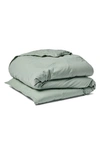 COYUCHI COYUCHI CRINKLED ORGANIC COTTON PERCALE DUVET COVER