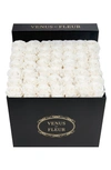 Venus Et Fleur Classic Large Eternity Roses In Pure White