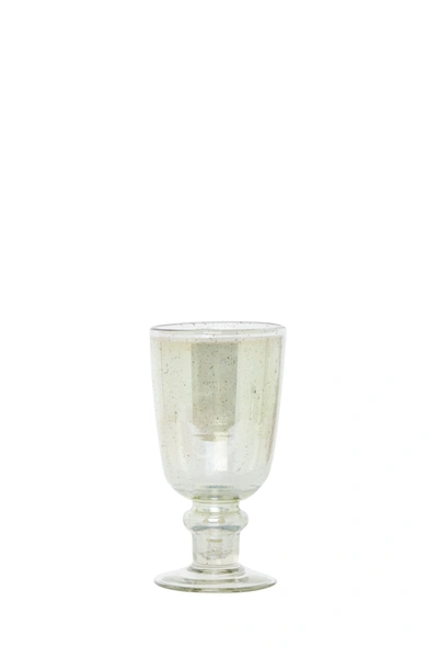 French Connection Luxe Green Wine Glass