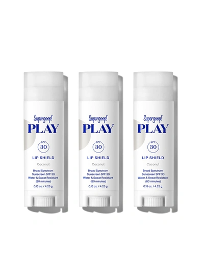 Supergoop Play Lip Shield Spf 30 Sunscreen Coconut !