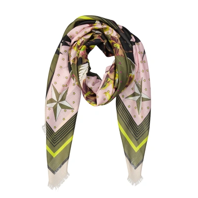 Givenchy Printed Foulard In Beige