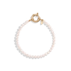 Aurate New York Pearl Aura Beaded Bracelet In Yellow