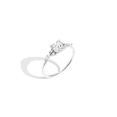 Aurate New York Cushion Cut Floral Diamond Ring (natural Diamond) In Rose