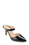 Journee Collection Women's Maevali Heels Women's Shoes In Patent/ Black