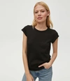 Michael Stars Trudy Tee In Black