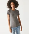 Michael Stars Fallon Shine Tee In Oxide