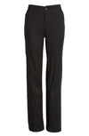 Nydj Marilyn Linen Blend Trousers In Black