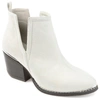 Journee Collection Journee Issla Metal Trim Bootie In Beige