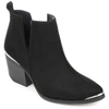 Journee Collection Collection Women's Wide Width Issla Bootie In Black