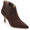 Journee Collection Elitta Vegan Leather Chelsea Bootie In Brown