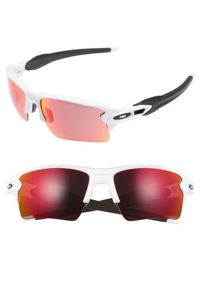 Oakley Flak 2.0 Xl 59mm Sunglasses In White