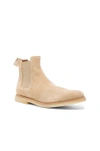 Common Projects Neutrals Neutral Suede Chelsea Boots In Tan