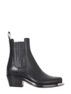 Buttero Square Toe Chelsea Boots In Black