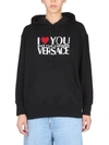 Versace Cotton Knitwear In Black